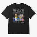Neymar Jr. Collage Classic T-Shirt Relive Legendary Nights from the FIFA World Cup 2026 Group Stage Journey through Messi, Neymar and Mbappe Highlights, Argentina Pride, Classic Soccer Heritage, Championship Pressure, Fan Loyalty and International