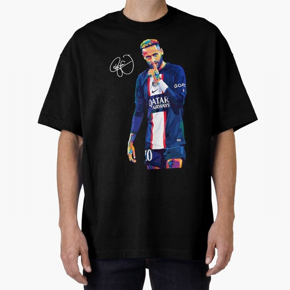 Neymar Jr Wpap Art Classic T-Shirt Support the Legends of the FIFA World Cup 2026 Group Stage Journey through Messi, Neymar and Mbappe Highlights, England, France and Netherlands Pride, Vintage Soccer Flavor, Modern Football Stars, National Flags