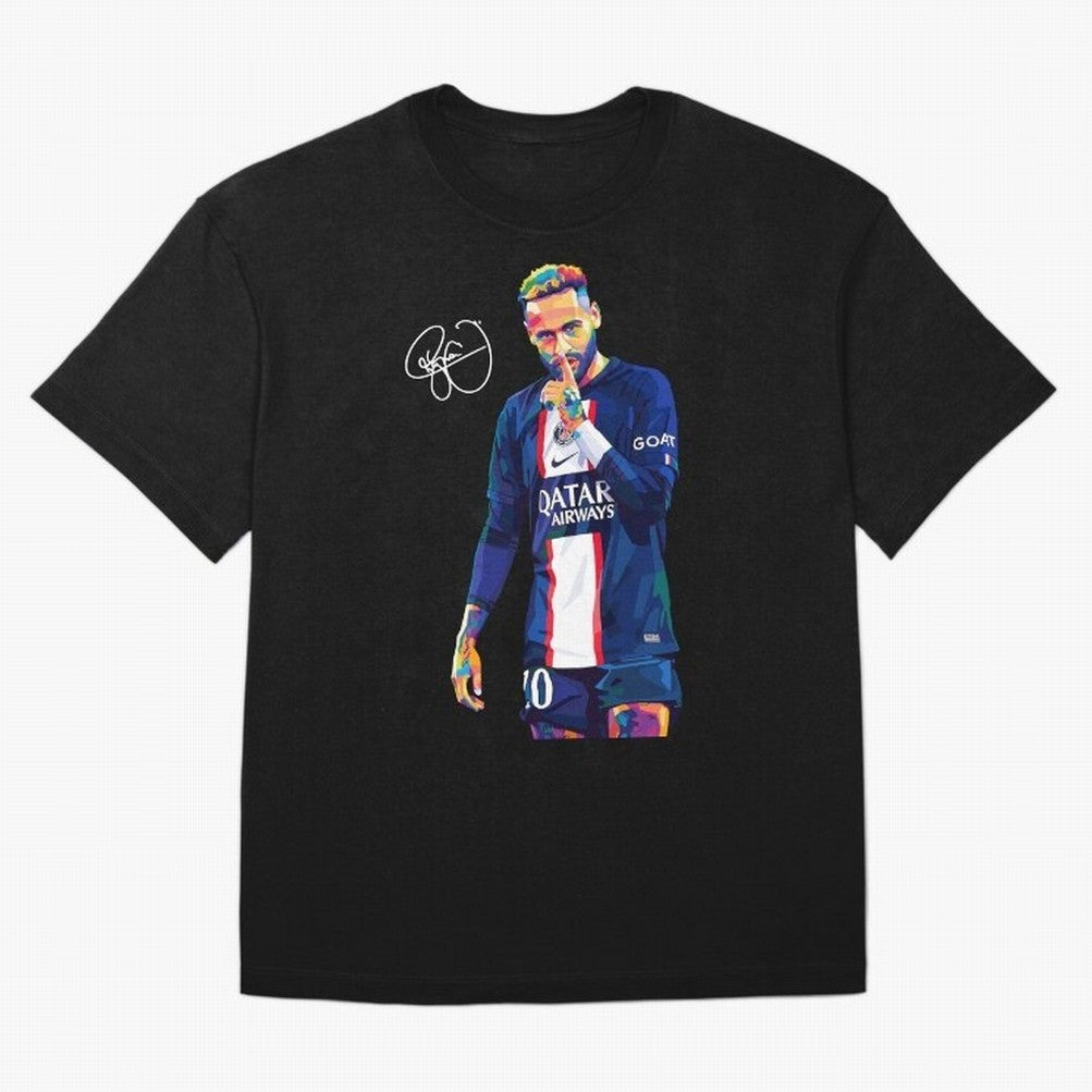 Neymar Jr Wpap Art Classic T-Shirt Support the Legends of the FIFA World Cup 2026 Group Stage Journey through Messi, Neymar and Mbappe Highlights, England, France and Netherlands Pride, Vintage Soccer Flavor, Modern Football Stars, National Flags