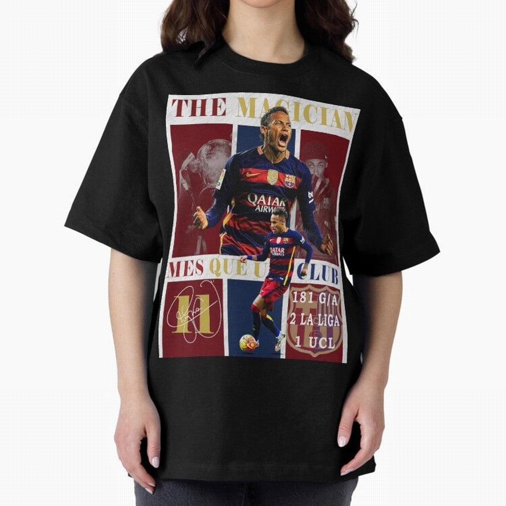 Neymar Jr Barcelona 2015 UCL Poster Classic T-Shirt Remember FIFA World Cup 2026 USA Canada Mexico Spirit, Centered on England and Germany, Haaland and Mbappe, Champion Mindset, Group Stage Buzz, Knockout Tension and Passionate Fan Culture; Perfect
