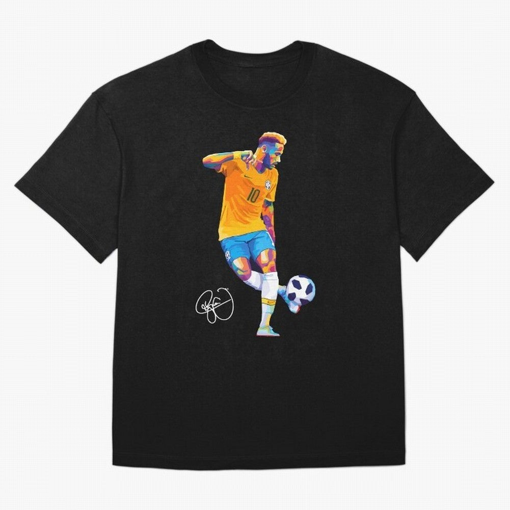 Neymar Jr Footballer Wpap Art Classic T-Shirt Capture the FIFA World Cup 2026 Group Stage Journey through Haaland and Mbappe Highlights, Argentina and Brazil Pride, Worldwide Fan Energy, Dramatic Goals, Stadium Lights and Championship Celebrations;