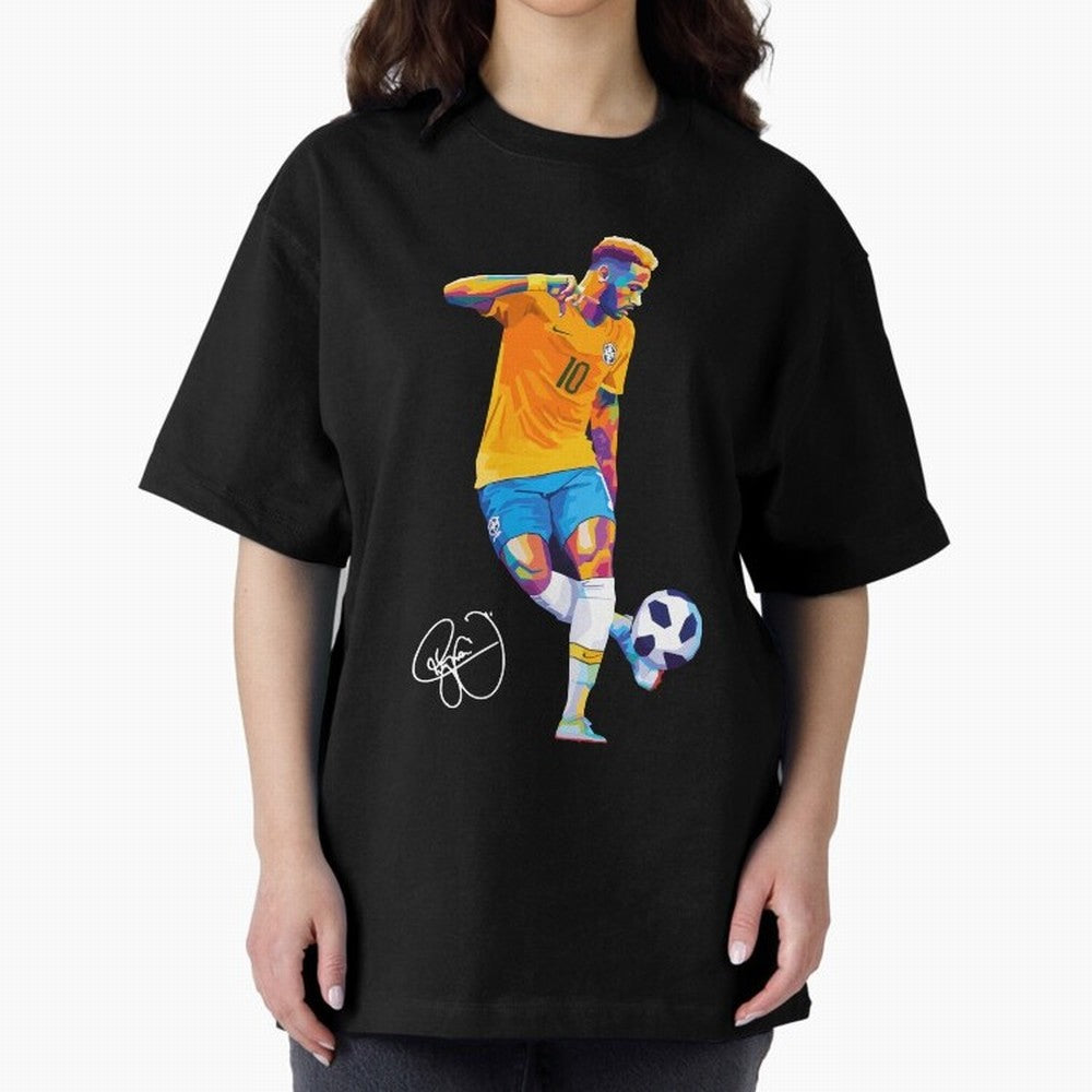 Neymar Jr Footballer Wpap Art Classic T-Shirt Capture the FIFA World Cup 2026 Group Stage Journey through Haaland and Mbappe Highlights, Argentina and Brazil Pride, Worldwide Fan Energy, Dramatic Goals, Stadium Lights and Championship Celebrations;