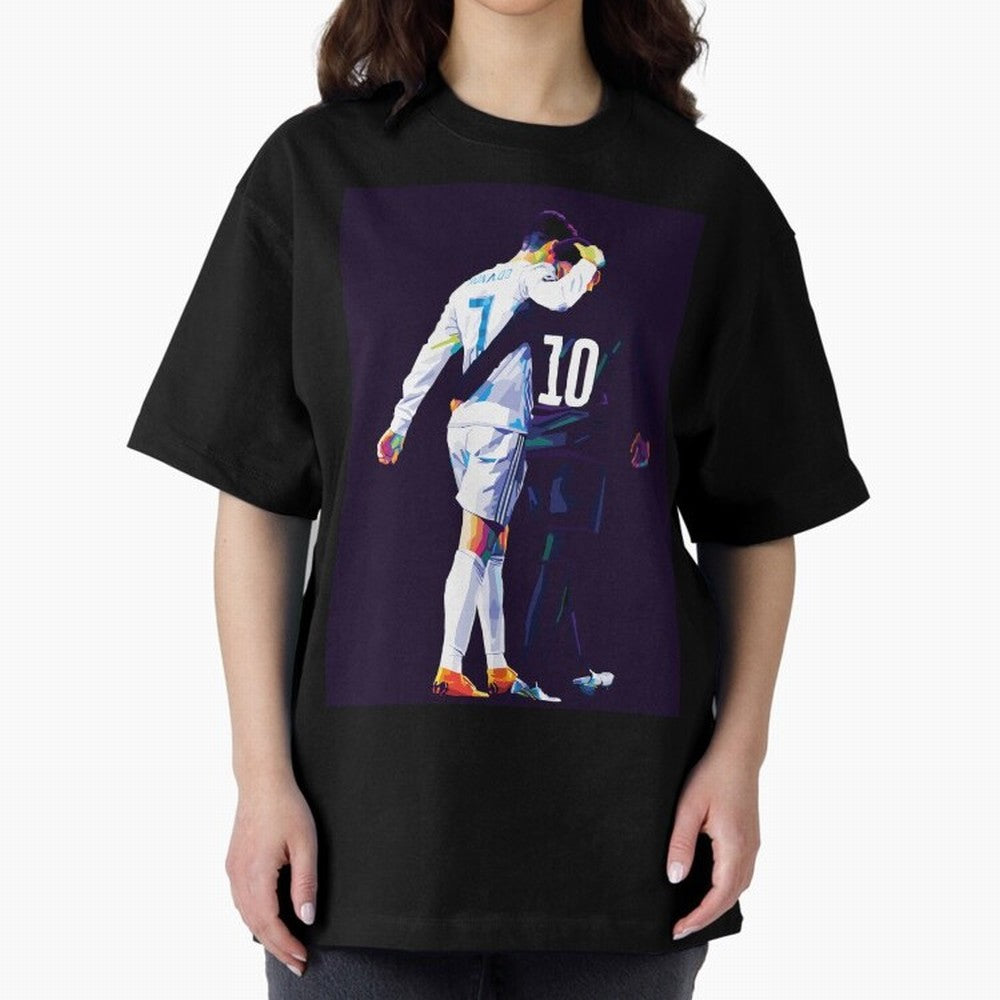 Neymar x Ronaldo Wpap Pop Art Classic T-Shirt Show Support during FIFA World Cup 2026 Group Stage for Fans of Cristiano Ronaldo and Brazil, Portugal and Argentina, Bringing Stadium Chants, National Pride, Trophy Dreams and Unforgettable Football