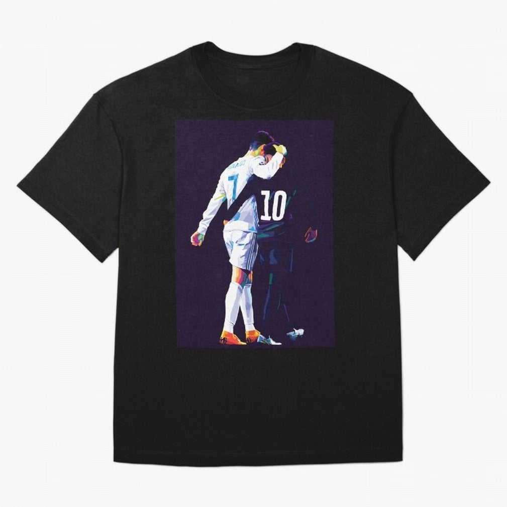 Neymar x Ronaldo Wpap Pop Art Classic T-Shirt Show Support during FIFA World Cup 2026 Group Stage for Fans of Cristiano Ronaldo and Brazil, Portugal and Argentina, Bringing Stadium Chants, National Pride, Trophy Dreams and Unforgettable Football
