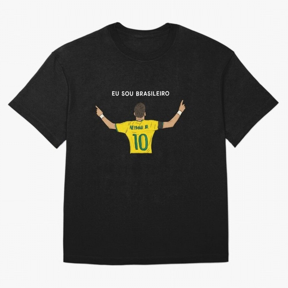Neymar Jr Brazil Oversized T-Shirt Bring Bold Fan Energy to Global Football Passion for FIFA World Cup 2026 Group Stage, Highlighting Haaland and Mbappe, Spain and Netherlands, Football Passion, Legendary Performances, Festival Vibes and Supporter