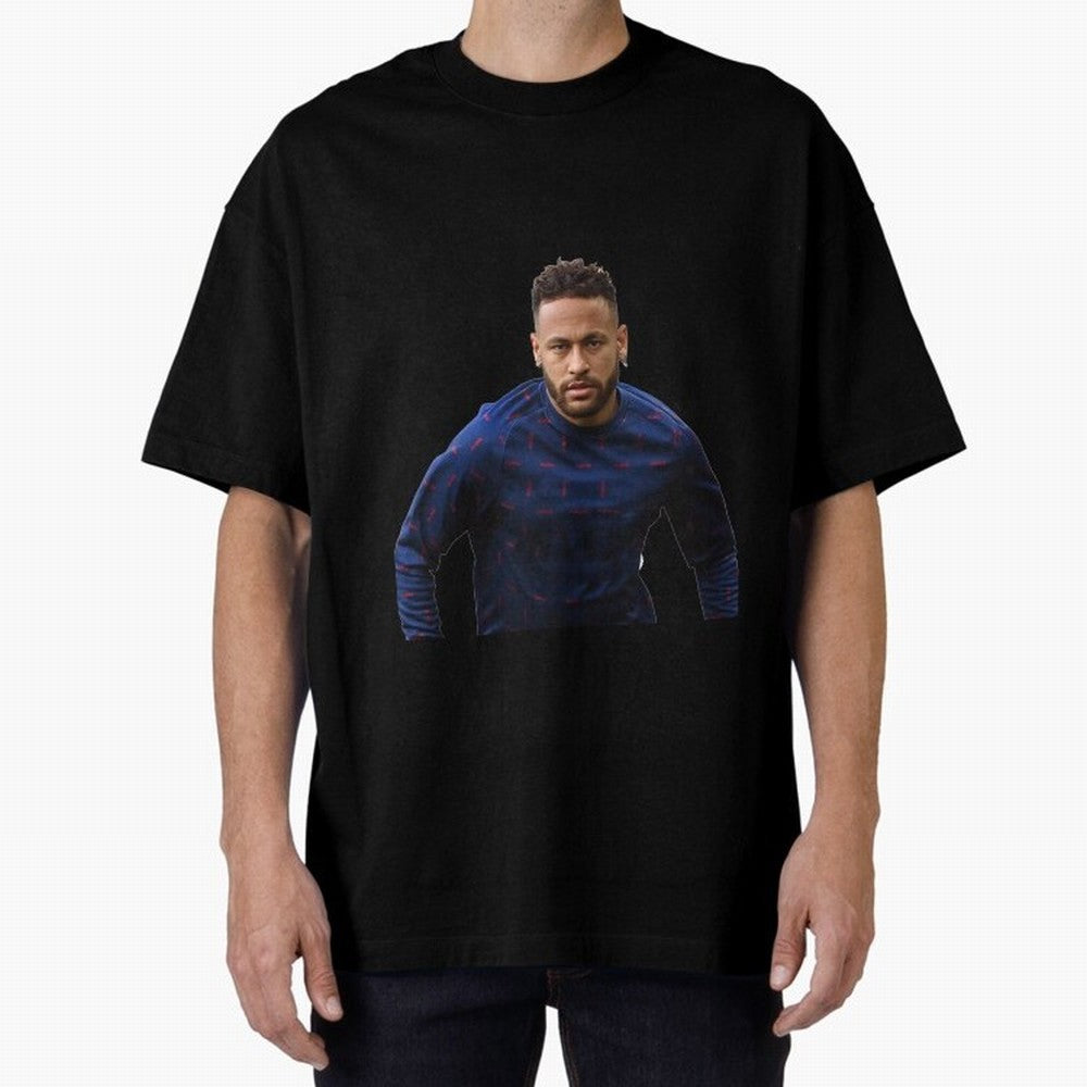 Neymar Junior Sticker Oversized T-Shirt Fuel the Hype around Match Day Hype around FIFA World Cup 2026 USA Canada Mexico, Messi and Cristiano Ronaldo, England and Germany, Classic Soccer Heritage, Championship Pressure, Fan Loyalty and