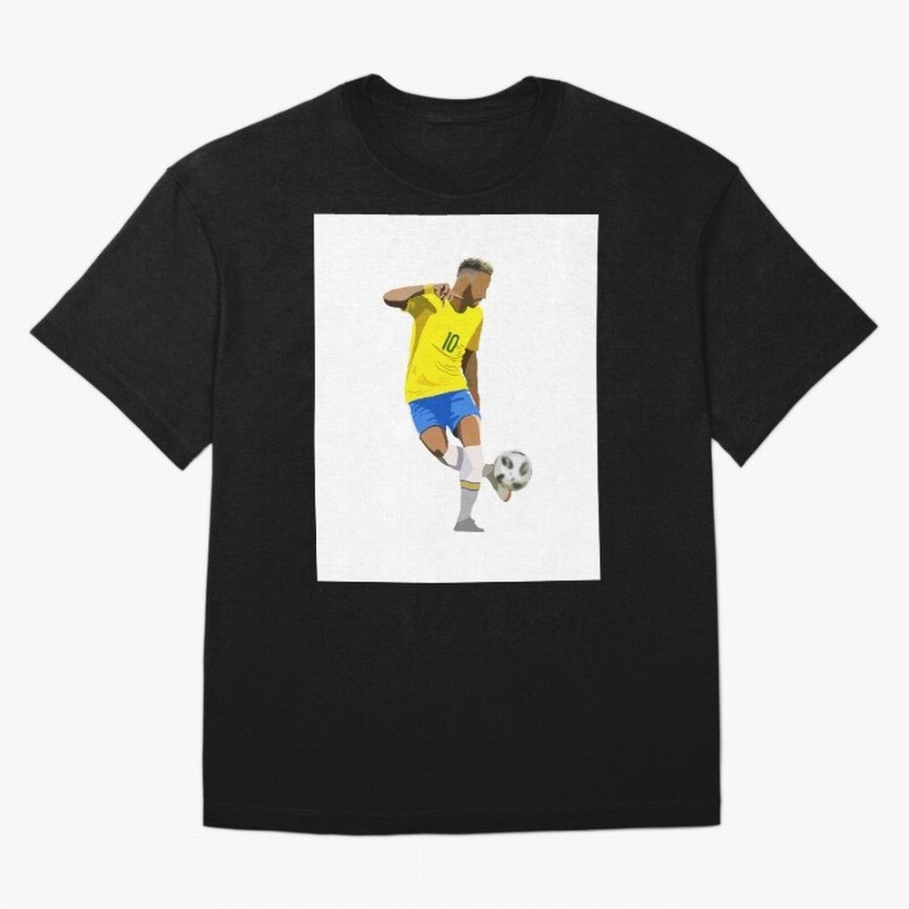 Neymar Jr Brazil Classic T-Shirt Build FIFA World Cup 2026 Group Stage for Fans of Messi, Neymar and Mbappe and Argentina, Bringing Championship Spirit, Famous Goals, Roaring Crowds and International Football Unity; Perfect for Fans, Collectors,