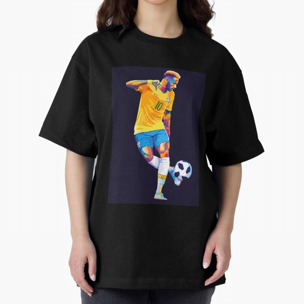 Neymar Jr Wpap pop art Oversized T-Shirt Embrace FIFA World Cup 2026 Group Stage for Fans of Neymar and Brazil, Bringing Football Passion, Legendary Performances, Festival Vibes and Supporter Community; Built for Supporters Chasing Trophy Dreams,