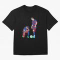 Messi and Neymar Football Free Kick Classic T-Shirt Share the Excitement of the FIFA World Cup 2026 Journey through Cristiano Ronaldo Highlights, Brazil, Portugal and Argentina Pride, Football History, Final Match Energy, Crowd Noise and Once in a