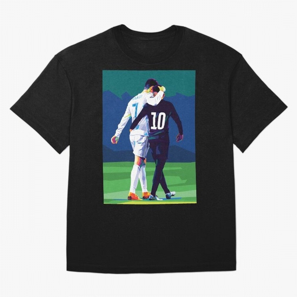 Ronaldo x Neymar Wpap Art Classic T-Shirt Feel the Heartbeat of FIFA World Cup 2026 Group Stage for Fans of Neymar and Spain and Netherlands, Bringing Worldwide Fan Energy, Dramatic Goals, Stadium Lights and Championship Celebrations; Great for