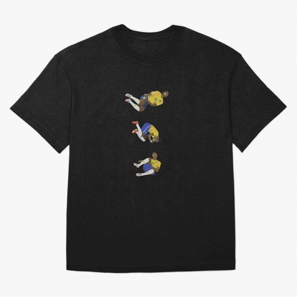 Neymar Jr Funny Injured Rolling Art Essential T-Shirt Bring Legendary Rivalry Energy to Global Football Passion for FIFA World Cup 2026 USA Canada Mexico, Centered on Messi, Neymar and Mbappe, France, Vintage Soccer Flavor, Modern Football Stars,