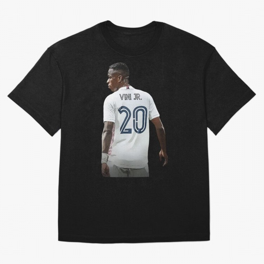 Vinicius Jr 20 - Madrid Classic T-Shirt Feel International Energy from Match Day Hype around FIFA World Cup 2026 USA Canada Mexico, Haaland, Germany, Goal Celebration Energy, Supporter Heritage, Football Icons and Worldwide Tournament Joy; Ideal