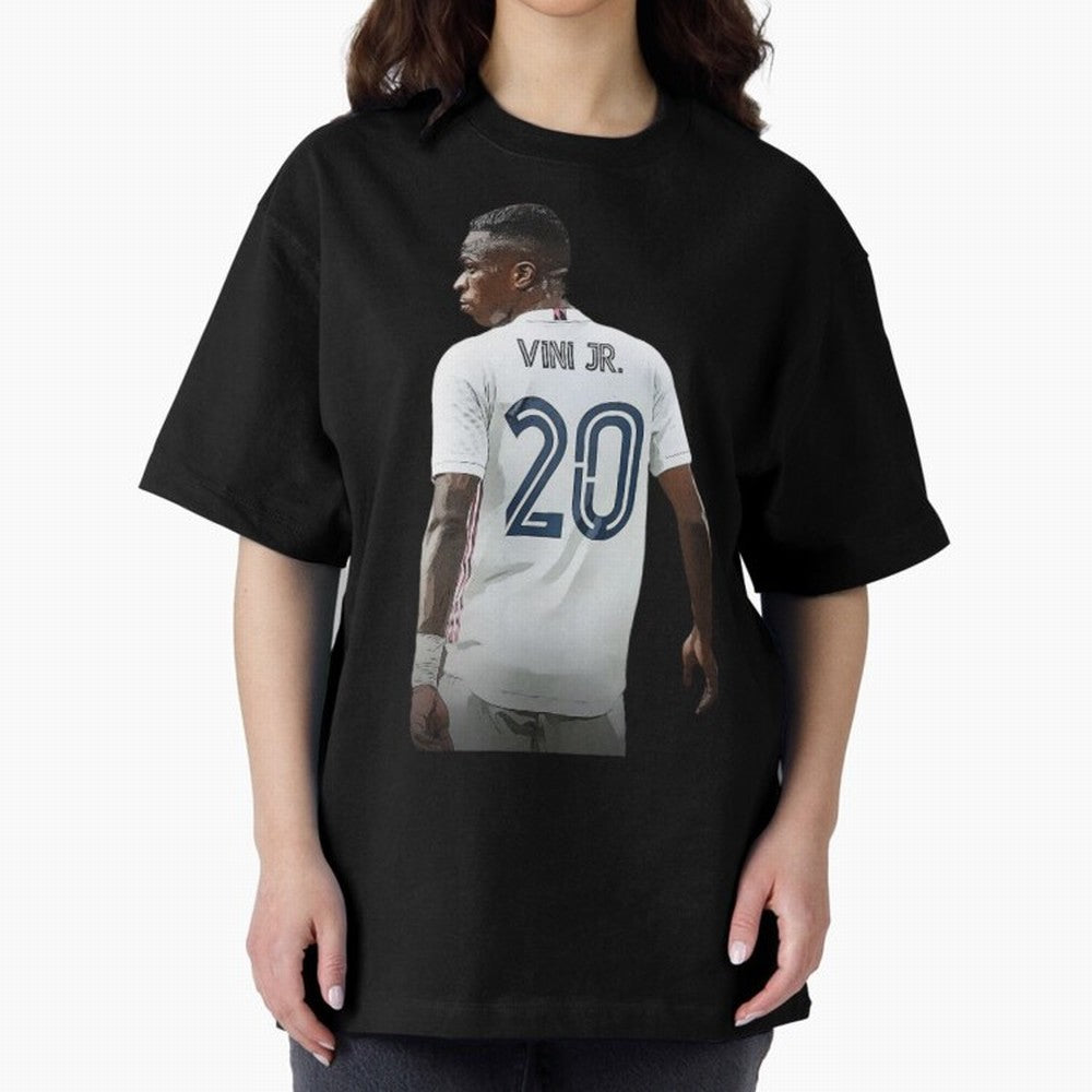 Vinicius Jr 20 - Madrid Classic T-Shirt Feel International Energy from Match Day Hype around FIFA World Cup 2026 USA Canada Mexico, Haaland, Germany, Goal Celebration Energy, Supporter Heritage, Football Icons and Worldwide Tournament Joy; Ideal