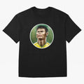 Footballicature : Thiago Silva Classic T-Shirt Enjoy FIFA World Cup 2026 for Fans of Haaland and Mbappe and England, France and Netherlands, Bringing Goal Celebration Energy, Supporter Heritage, Football Icons and Worldwide Tournament Joy; Great