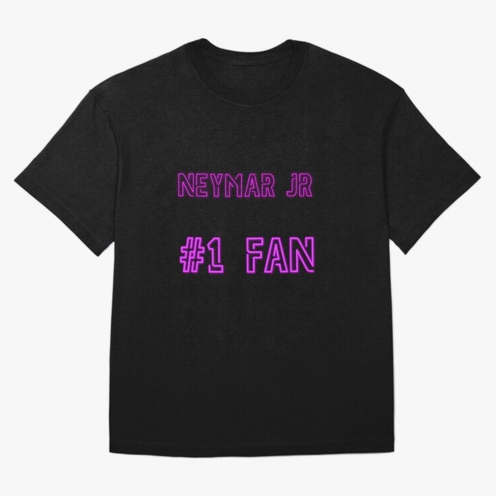 Neymar Jr #1 fan Oversized T-Shirt Turn Every Weekend Toward Match Day Hype around FIFA World Cup 2026, CR7, England and Germany, Championship Spirit, Famous Goals, Roaring Crowds and International Football Unity; Great for Supporters Who Love