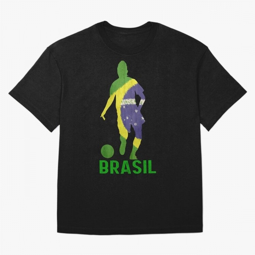 Brasil Essential T-Shirt Carry the Colors and Pride of FIFA World Cup 2026 USA Canada Mexico for Fans of Neymar, Haaland and Cristiano Ronaldo and England, Bringing Goal Celebration Energy, Supporter Heritage, Football Icons and Worldwide