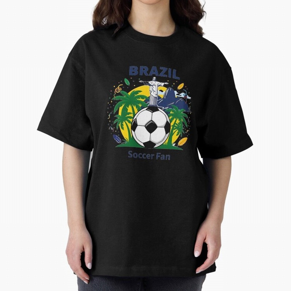 Brazil Soccer Fan T-shirt Classic T-Shirt Celebrate Football Dreams Across Global Football Passion for FIFA World Cup 2026 Group Stage, Centered on Haaland, Portugal, Global Supporter Spirit, Legendary Goals, National Colors and Tournament