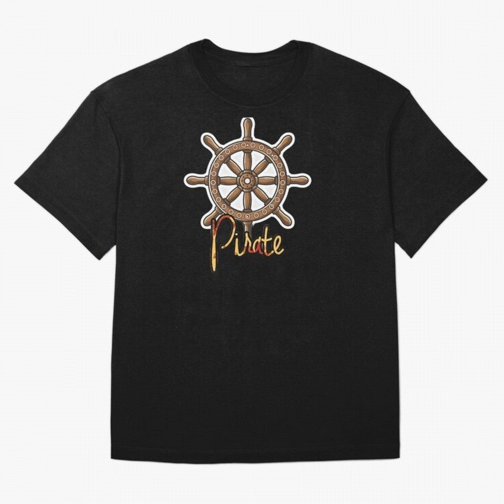 pirate, steering wheel, wheel, pirates of the Caribbean, Brandon brown, wooden, fashionista pop art, neymar jr art, Oversized T-Shirt Cheer for FIFA World Cup 2026 Group Stage Featuring Haaland and Mbappe, Spain Energy, Global Supporter Spirit,