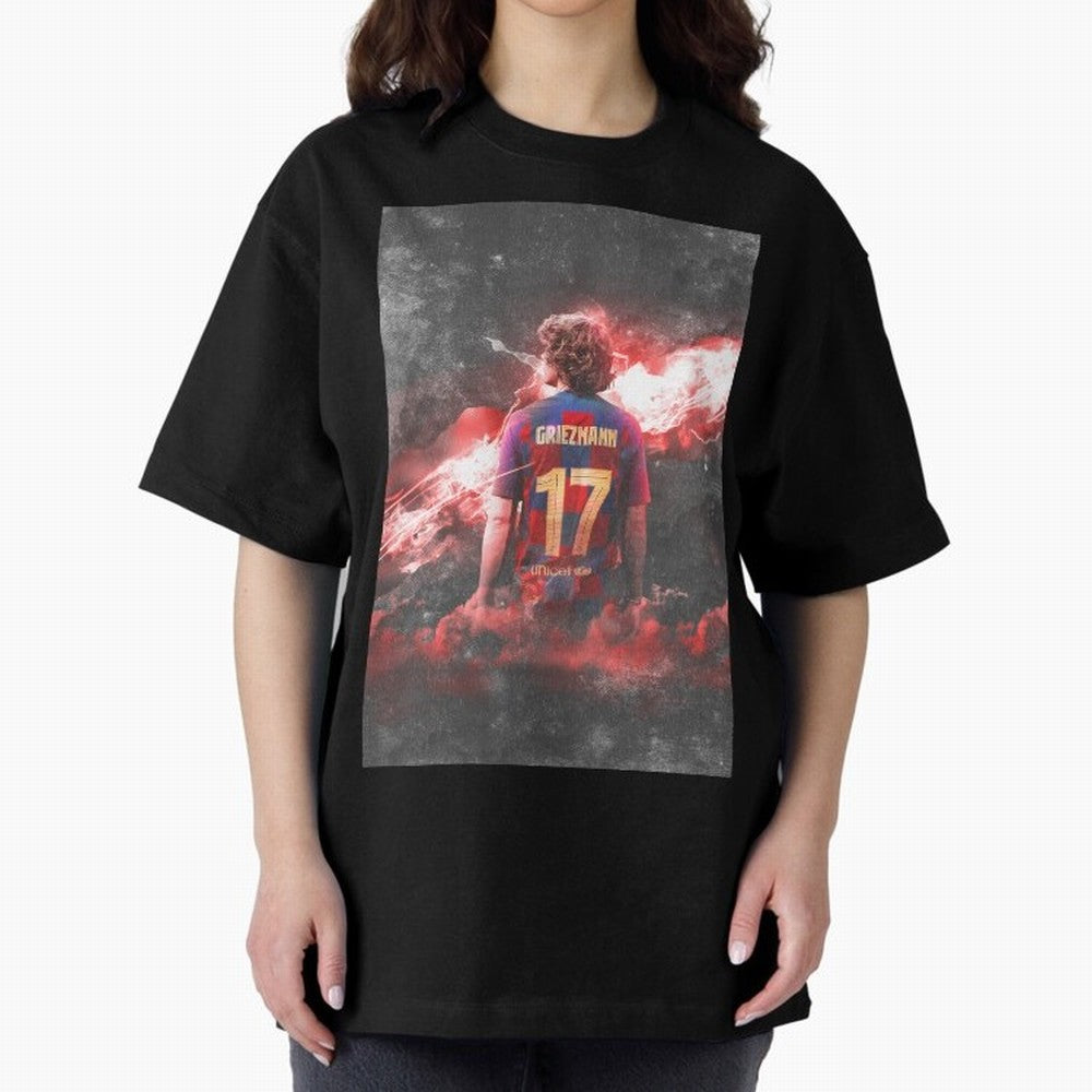 Barcelona Greizmann Classic T-Shirt Keep Football History Alive during FIFA World Cup 2026 Group Stage for Fans of Neymar, Haaland and Cristiano Ronaldo and France, Bringing Football Festival Excitement, Trophy Ambitions, Country Rivalries and Star