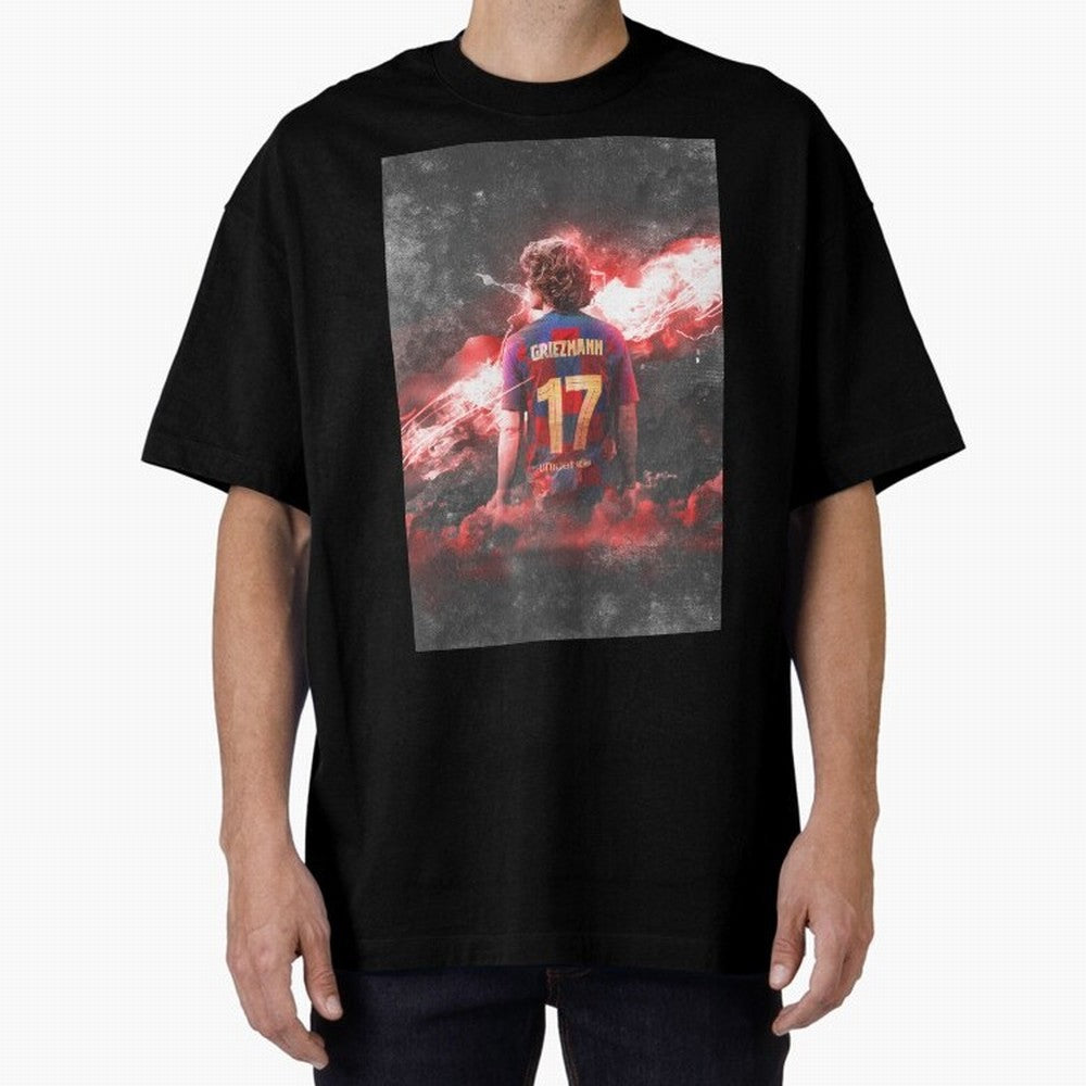 Barcelona Greizmann Classic T-Shirt Keep Football History Alive during FIFA World Cup 2026 Group Stage for Fans of Neymar, Haaland and Cristiano Ronaldo and France, Bringing Football Festival Excitement, Trophy Ambitions, Country Rivalries and Star