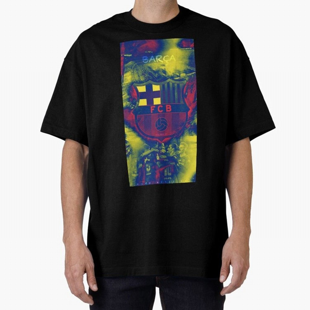barcelona Oversized T-Shirt Join FIFA World Cup 2026 Made for Haaland, England Energy, Football Festival Excitement, Trophy Ambitions, Country Rivalries and Star Player Buzz; Perfect for People Who Love Argentina, Brazil, France, England, Germany,
