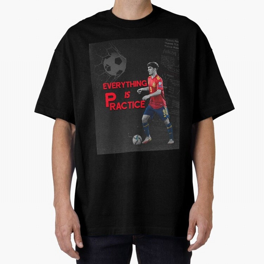 Pablo Gavi Oversized T-Shirt Celebrate the Magic of FIFA World Cup 2026 USA Canada Mexico for Fans of Mbappe and Neymar and Portugal, Spain and Germany, Bringing Worldwide Fan Energy, Dramatic Goals, Stadium Lights and Championship Celebrations;