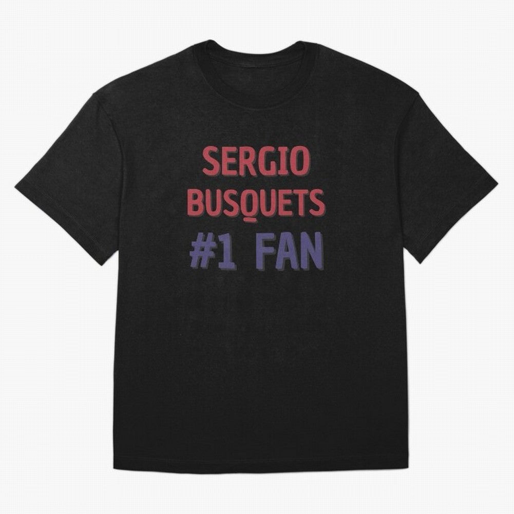 Sergio Busquets #1 Fan Essential T-Shirt Support FIFA World Cup 2026 for Fans of Messi and Argentina and Brazil, Bringing Vintage Soccer Flavor, Modern Football Stars, National Flags and Final Night Emotion; Great for Supporters Who Love Legendary
