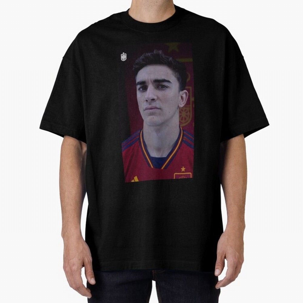 gavi Boxy T-Shirt Relive FIFA World Cup 2026 Spirit, Celebrating Portugal, Spain and Germany, Neymar, Haaland and Cristiano Ronaldo, Goal Celebration Energy, Supporter Heritage, Football Icons and Worldwide Tournament Joy; Great for Supporters Who