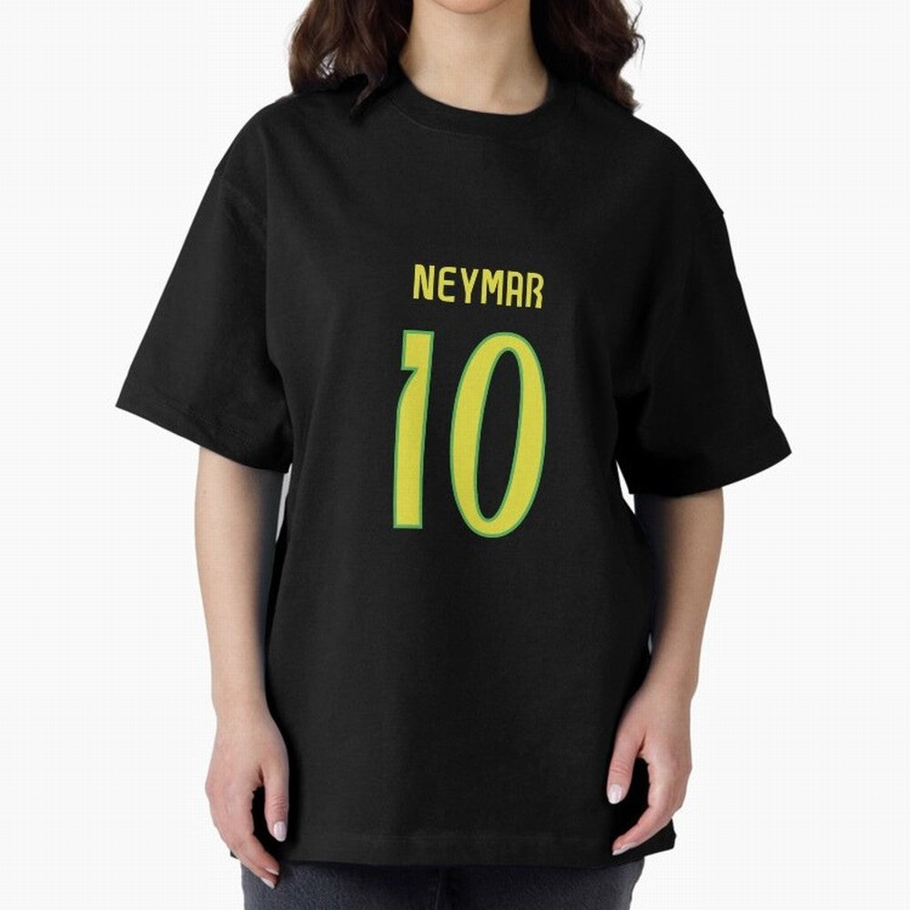 Neymar Jr Brazil Away Jersey 2024 Classic T-Shirt Celebrate Football Heritage in the FIFA World Cup 2026 Group Stage Journey through CR7 and Messi Highlights, Argentina and Brazil Pride, Vintage Soccer Flavor, Modern Football Stars, National Flags