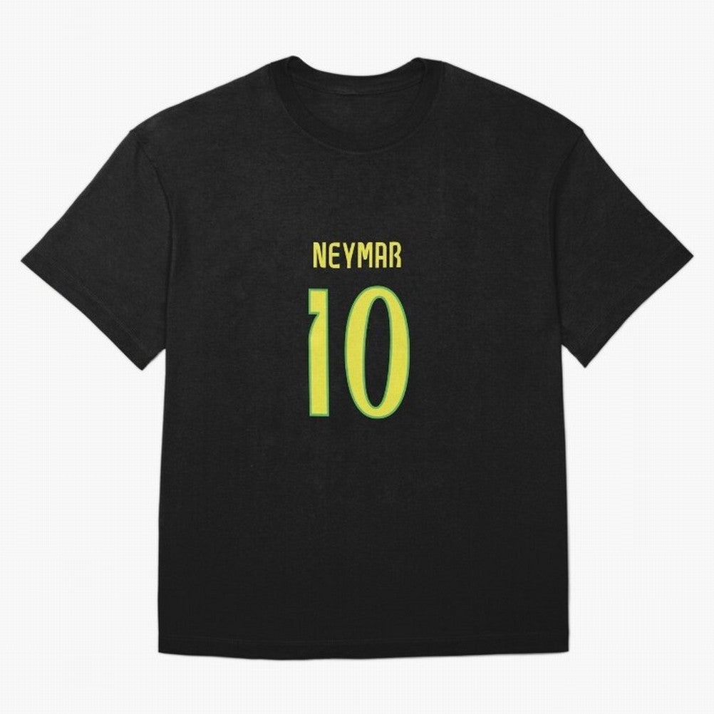 Neymar Jr Brazil Away Jersey 2024 Classic T-Shirt Celebrate Football Heritage in the FIFA World Cup 2026 Group Stage Journey through CR7 and Messi Highlights, Argentina and Brazil Pride, Vintage Soccer Flavor, Modern Football Stars, National Flags
