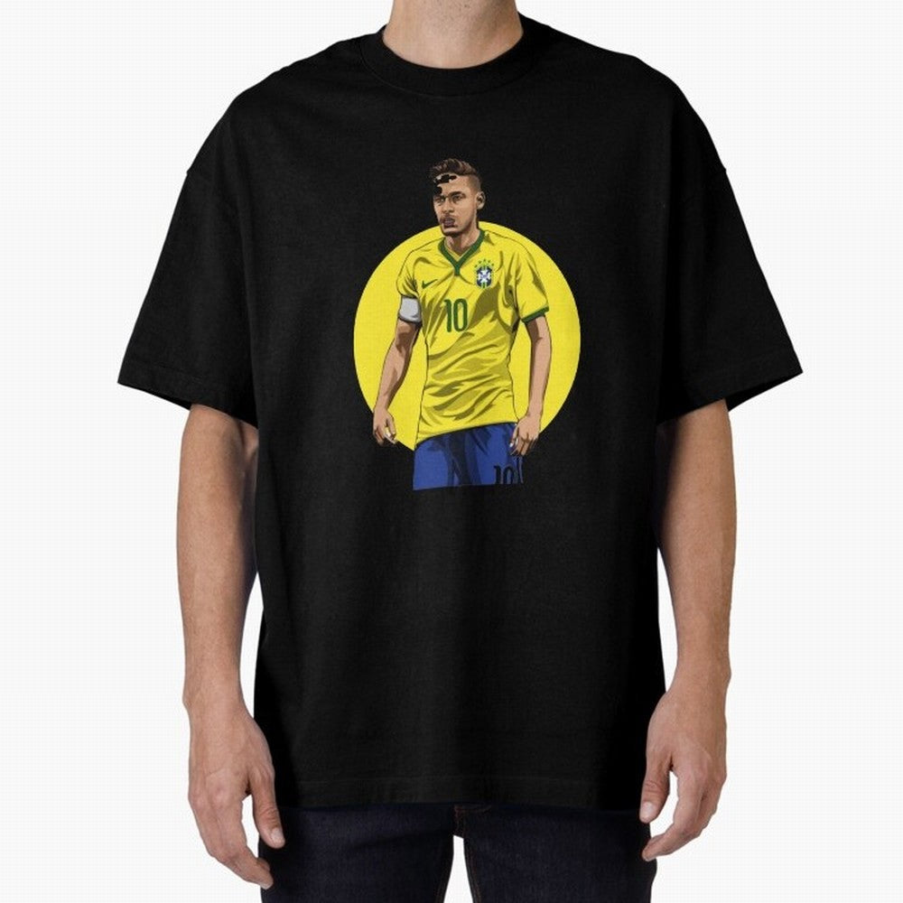 Neymar Jr. Magic: Exclusive Sticker Collection Classic T-Shirt Back Your Heroes with FIFA World Cup 2026 Group Stage Connected to Haaland, Brazil Energy, Soccer Culture, Superstar Moments, National Team Dreams and Competitive Fire; Ideal for Fans