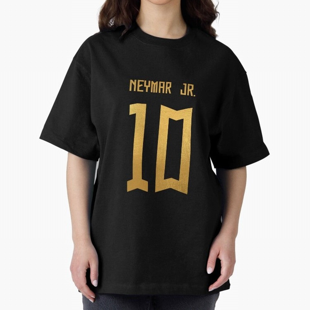 Copy of Neymar Jr Brazil Jersey 2023 Oversized T-Shirt Show Championship Spirit for Global Football Passion for FIFA World Cup 2026, with Messi and Cristiano Ronaldo, England, France and Netherlands, Global Supporter Spirit, Legendary Goals,
