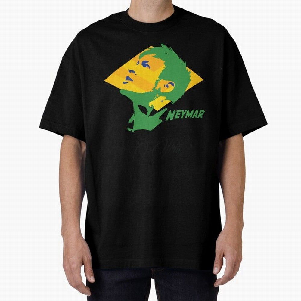 BRAZIL NEYMAR JR. WC 14 FOOTBALL T-SHIRT Essential T-Shirt Keep the Match Day Mood of FIFA World Cup 2026 USA Canada Mexico for Fans of CR7 and Messi and Argentina, Bringing Soccer Culture, Superstar Moments, National Team Dreams and Competitive