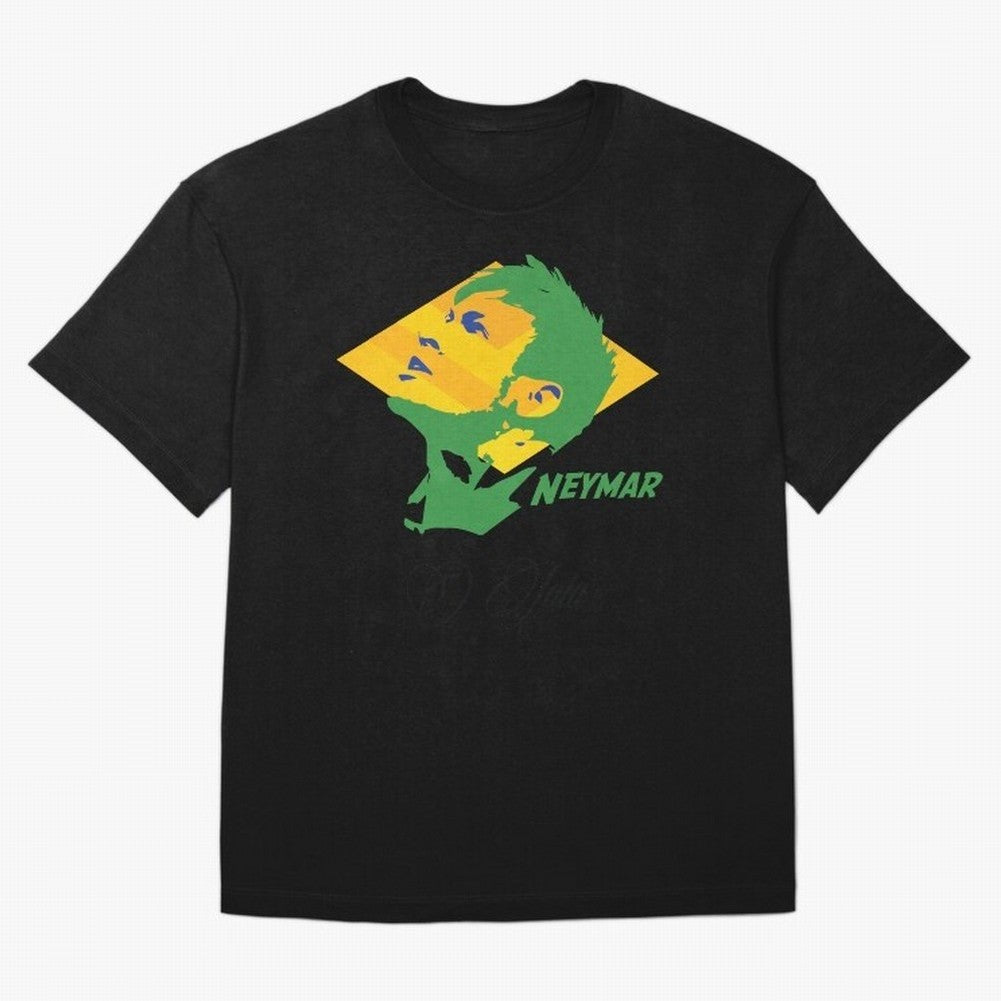 BRAZIL NEYMAR JR. WC 14 FOOTBALL T-SHIRT Essential T-Shirt Keep the Match Day Mood of FIFA World Cup 2026 USA Canada Mexico for Fans of CR7 and Messi and Argentina, Bringing Soccer Culture, Superstar Moments, National Team Dreams and Competitive