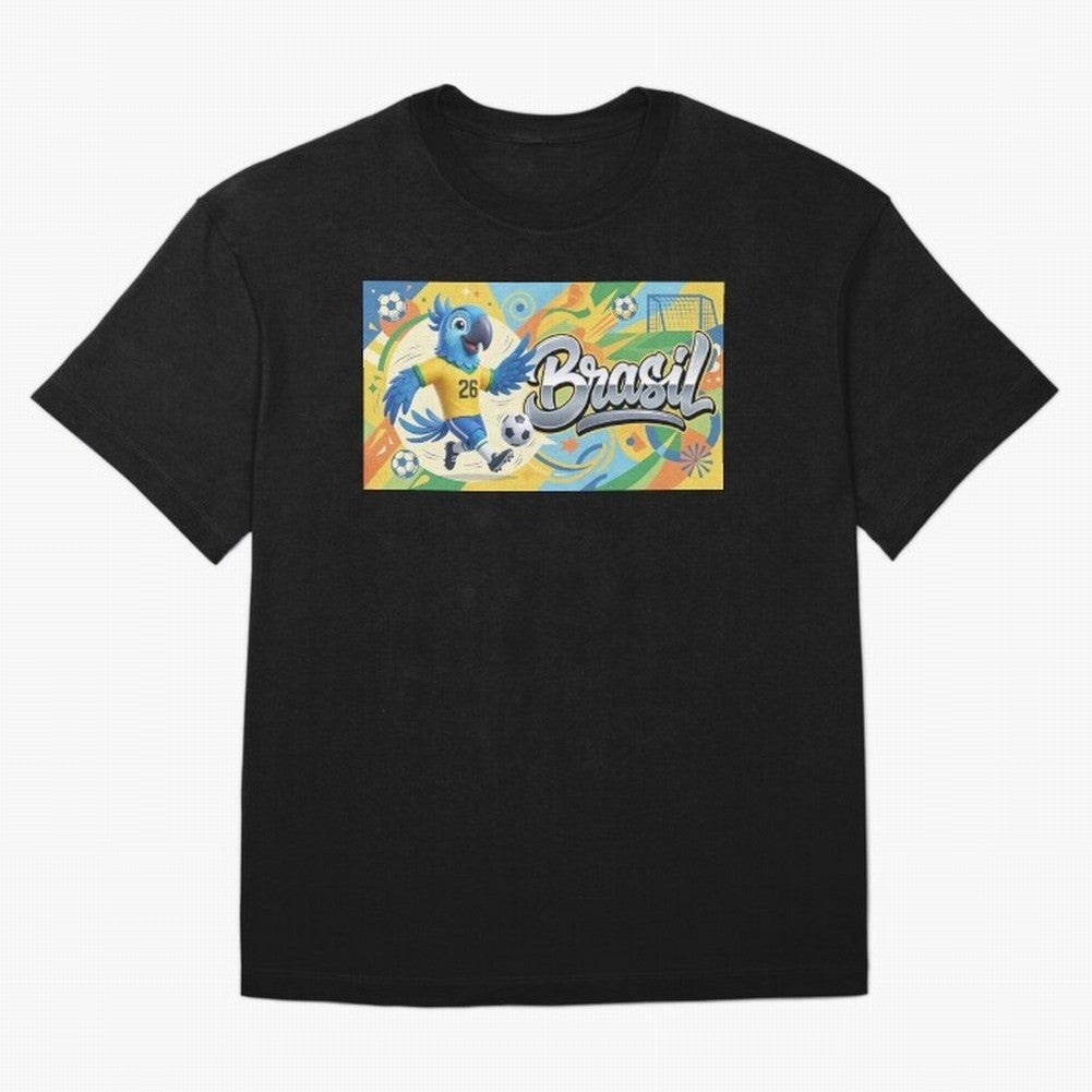World Cup 2026 Brazil Soccer Team Fan Art Classic T-Shirt Remember Iconic Moments from the FIFA World Cup 2026 USA Canada Mexico Journey through Neymar Highlights, Brazil, Portugal and Argentina Pride, Sports Nostalgia, International Competition,