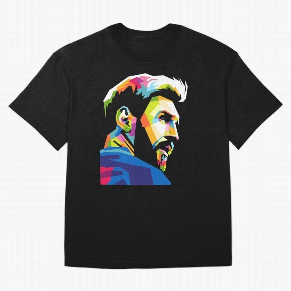 Wpap Leo Messi Graphic Oversized T-Shirt Cheer through Every Moment of the FIFA World Cup 2026 Journey through Messi Highlights, France Pride, Football Passion, Legendary Performances, Festival Vibes and Supporter Community; Great for Supporters