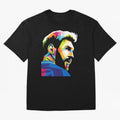 Wpap Leo Messi Graphic Oversized T-Shirt Cheer through Every Moment of the FIFA World Cup 2026 Journey through Messi Highlights, France Pride, Football Passion, Legendary Performances, Festival Vibes and Supporter Community; Great for Supporters