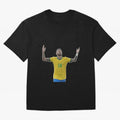Neymar Jr. - Football Superstar Oversized T-Shirt Build FIFA World Cup 2026 USA Canada Mexico Driven by Haaland, England and Germany Energy, Match Day Excitement, Supporter Culture, Golden Goals and Global Football Passion; Built for Supporters