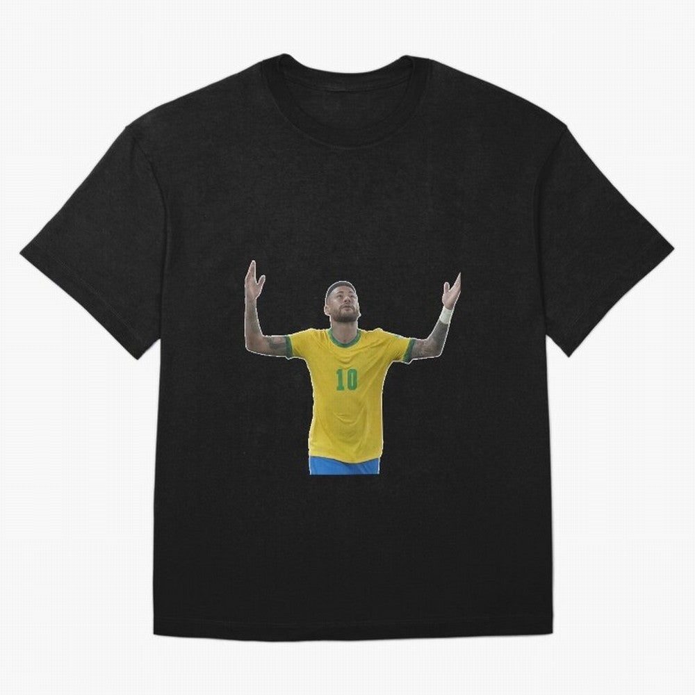 Neymar Jr. - Football Superstar Oversized T-Shirt Build FIFA World Cup 2026 USA Canada Mexico Driven by Haaland, England and Germany Energy, Match Day Excitement, Supporter Culture, Golden Goals and Global Football Passion; Built for Supporters