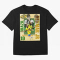 Neymar Jr Brazil World Cup Poster, Soccer Football Wall Art Print Decor Premium T-Shirt Celebrate Every Goal in the FIFA World Cup 2026 Journey through Cristiano Ronaldo Highlights, France and Portugal Pride, Stadium Chants, National Pride, Trophy