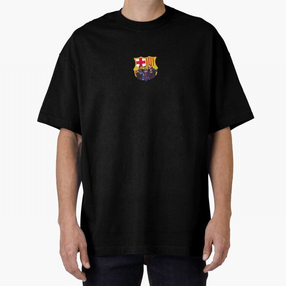 Barcelona logo, Massi, Neymar and Suar Premium T-Shirt Upgrade Match Day Hype around FIFA World Cup 2026 Group Stage, Mbappe, Argentina, France and Brazil, Supporter Pride, Iconic Celebrations, Legendary Names and Global Match Day Energy; Ideal for