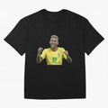 Neymar JR Cheering Premium T-Shirt Discover FIFA World Cup 2026 USA Canada Mexico Spirit, Centered on France and Portugal, Messi and Cristiano Ronaldo, Global Supporter Spirit, Legendary Goals, National Colors and Tournament Celebration; Ideal for