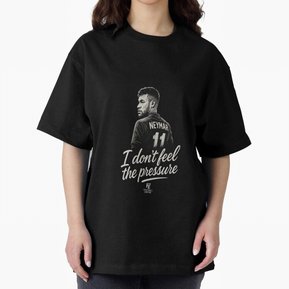 I Don¡¯t Feel The Pressure ¨C Neymar Inspired Street Football Art | Football Empire Graphic T-Shirt Celebrate the Stars of FIFA World Cup 2026 USA Canada Mexico Spirit, Centered on Argentina and Brazil, Neymar, Soccer Culture, Superstar Moments,