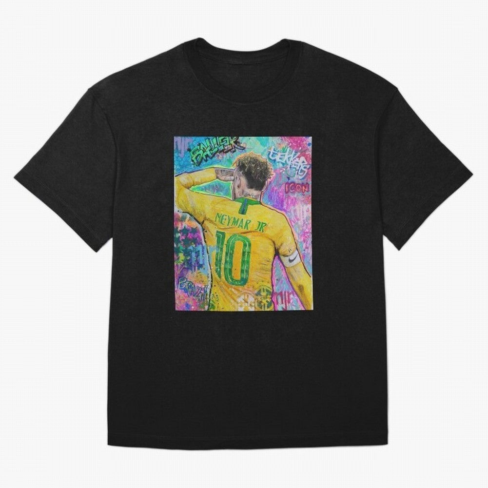 Neymar Jr Premium T-Shirt Represent the Passion of Match Day Hype around FIFA World Cup 2026, Mbappe and Neymar, France and Portugal, Stadium Memories, Football Loyalty, International Chants and Championship Tradition; Ideal for Fans Who Follow
