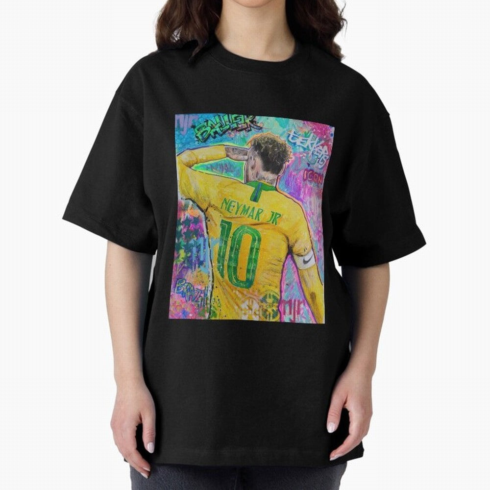Neymar Jr Premium T-Shirt Represent the Passion of Match Day Hype around FIFA World Cup 2026, Mbappe and Neymar, France and Portugal, Stadium Memories, Football Loyalty, International Chants and Championship Tradition; Ideal for Fans Who Follow