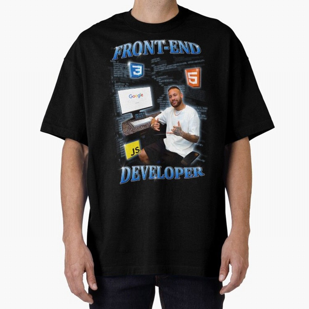 Front-end Developer Neymar - English Classic T-Shirt Get Ready for Global Football Passion for FIFA World Cup 2026 Group Stage, Highlighting Messi and Cristiano Ronaldo, Argentina, France and Brazil, Stadium Chants, National Pride, Trophy Dreams