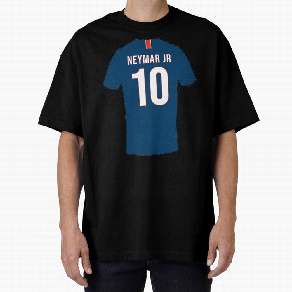 Neymar football jersey Oversized T-Shirt Support Iconic Players in FIFA World Cup 2026 Group Stage for Fans of Neymar, Haaland and Cristiano Ronaldo and Netherlands, Bringing Sports Nostalgia, International Competition, Famous Players and