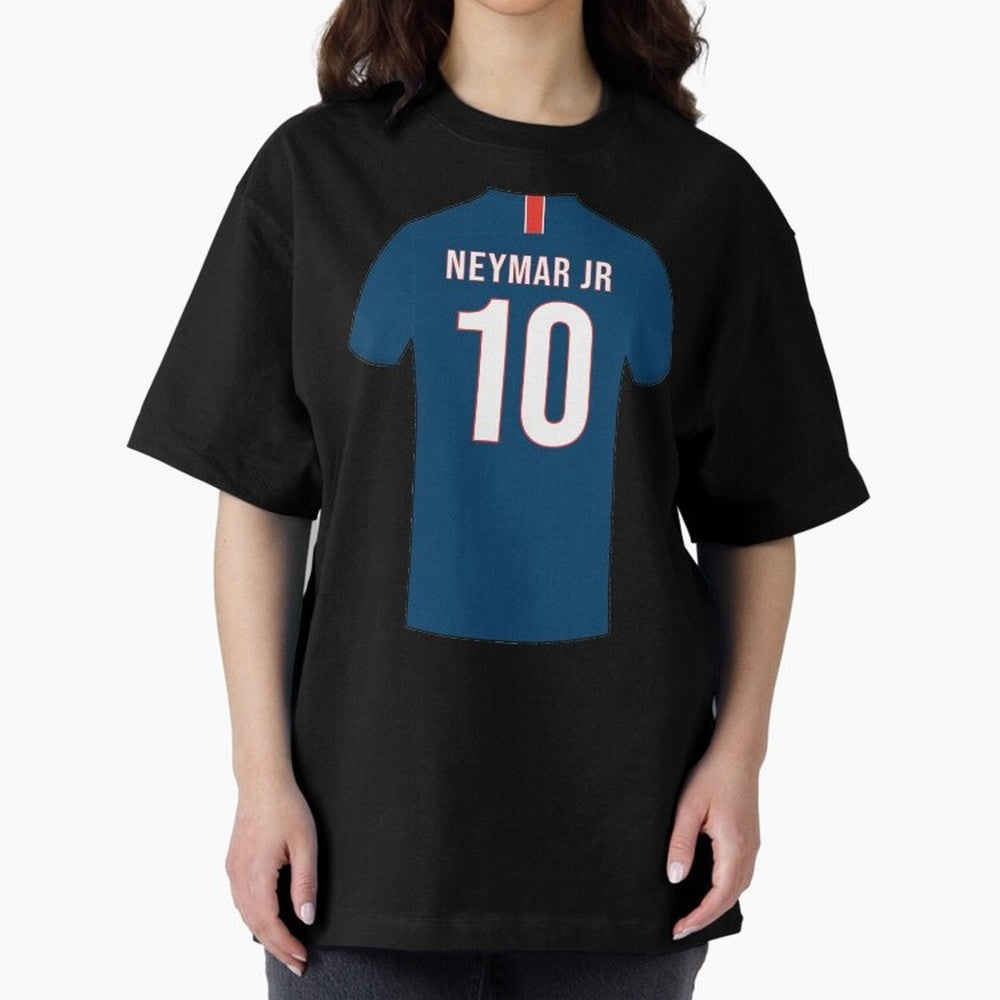 Neymar football jersey Oversized T-Shirt Support Iconic Players in FIFA World Cup 2026 Group Stage for Fans of Neymar, Haaland and Cristiano Ronaldo and Netherlands, Bringing Sports Nostalgia, International Competition, Famous Players and