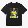 Neymar Brazil Design Oversized T-Shirt Experience FIFA World Cup 2026 Group Stage for Fans of Messi, Neymar and Mbappe and Portugal, Bringing Supporter Pride, Iconic Celebrations, Legendary Names and Global Match Day Energy; Made for Die Hard