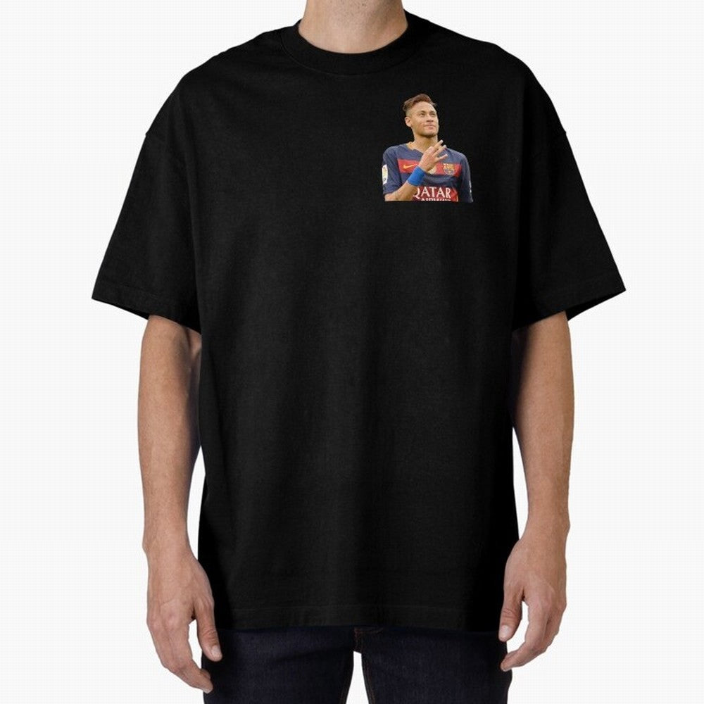 Neymar Oversized T-Shirt Share the Excitement of FIFA World Cup 2026 Group Stage for Fans of Haaland and Mbappe and Spain and Netherlands, Bringing Fan Favorite Moments, National Team Passion, Big Match Drama and Soccer History; Created for Match